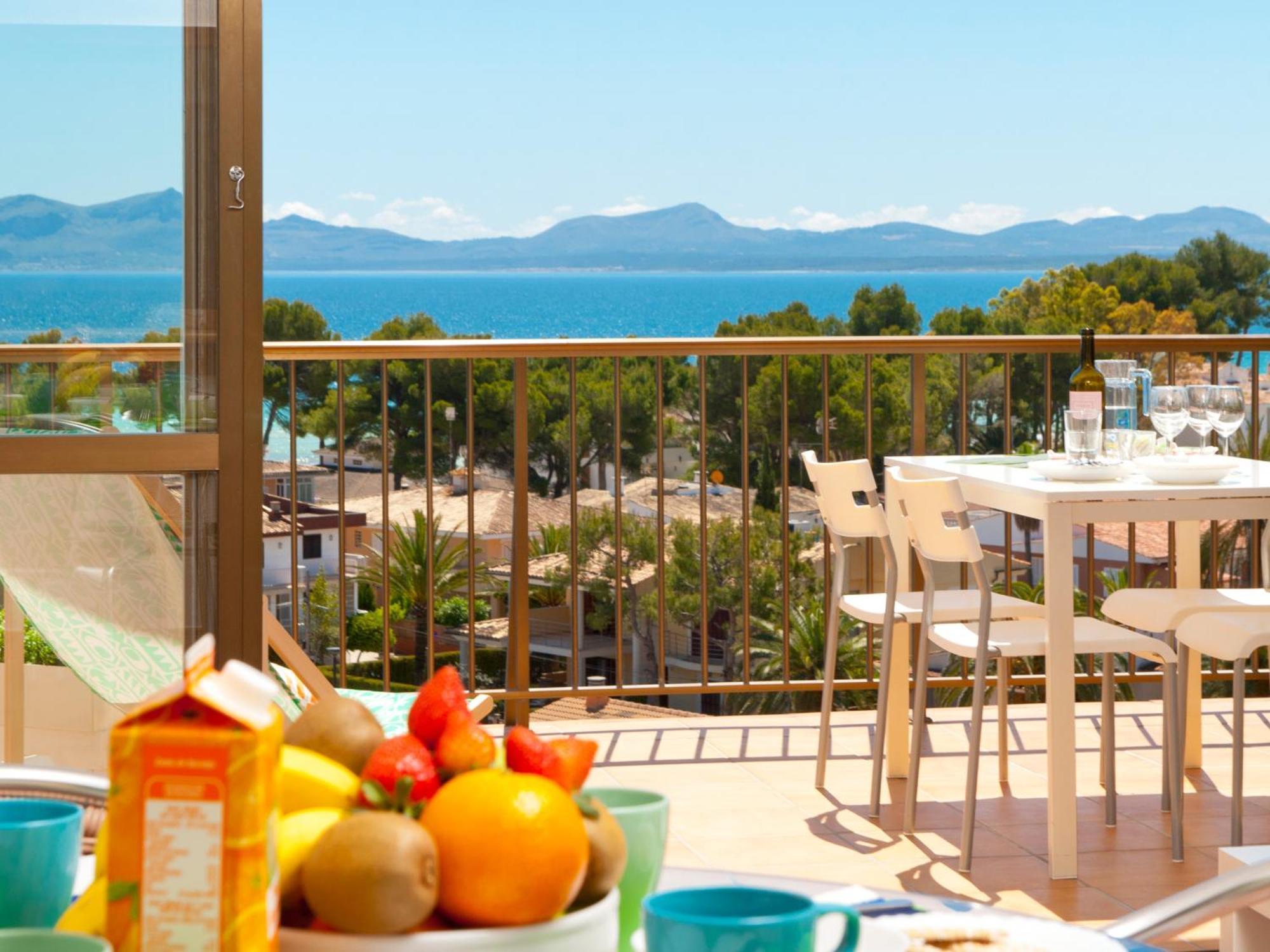The Shell Ll New At The Beach, With Sea Views And Swimming Pool Alcúdia