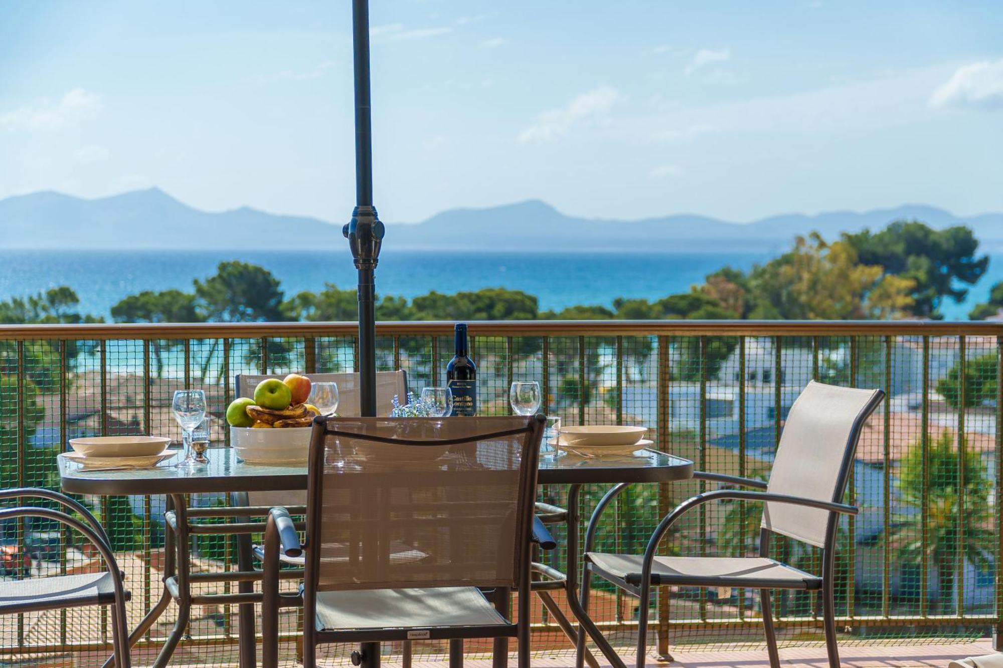 The Shell Ll New At The Beach, With Sea Views And Swimming Pool * Alcudia (Mallorca)